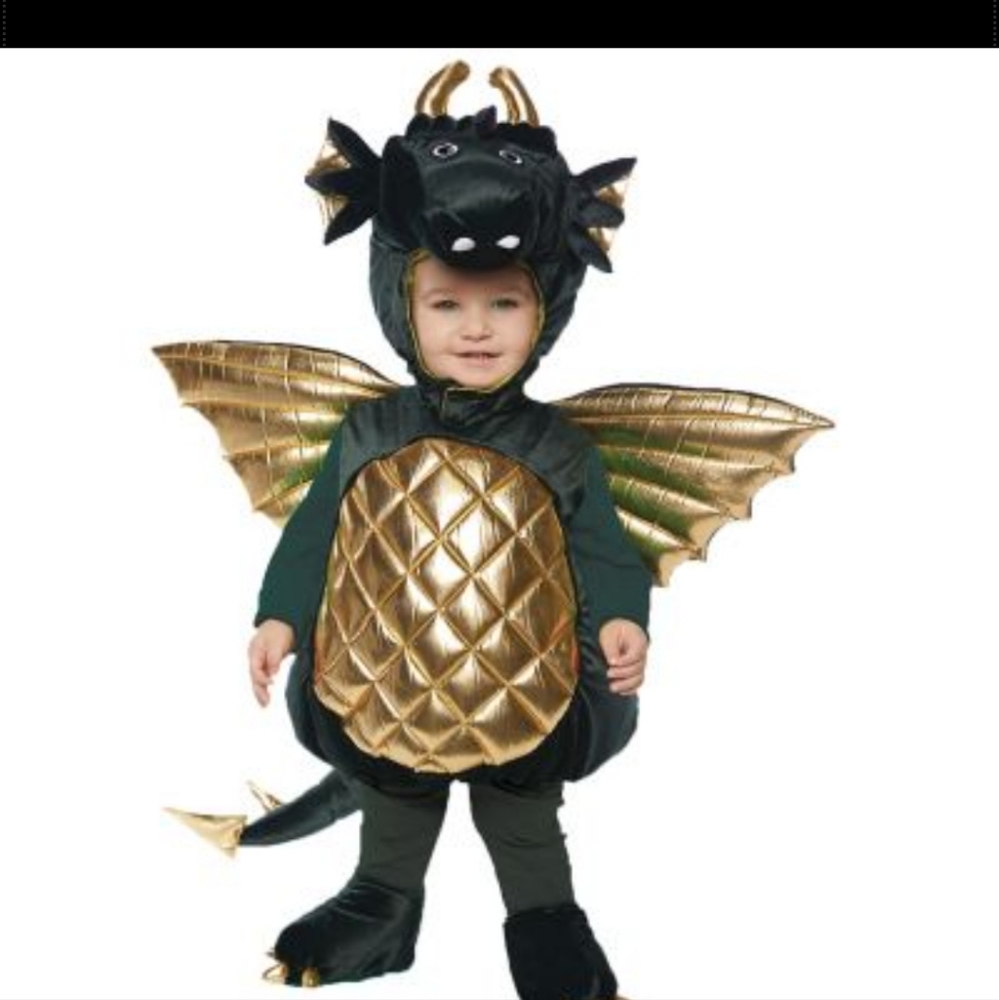 Toddler's Green Dragon Costume Size 2T